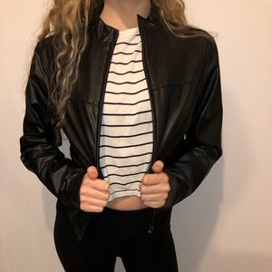 Black leather Jacket